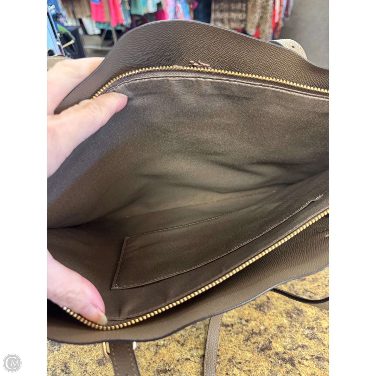 Handbag Designer By Coach, Size: Large