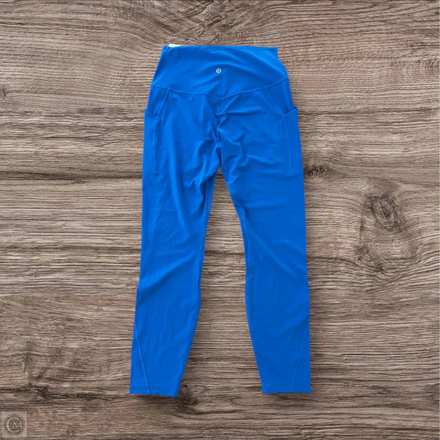 Athletic Leggings By Lululemon In Blue, Size: 8
