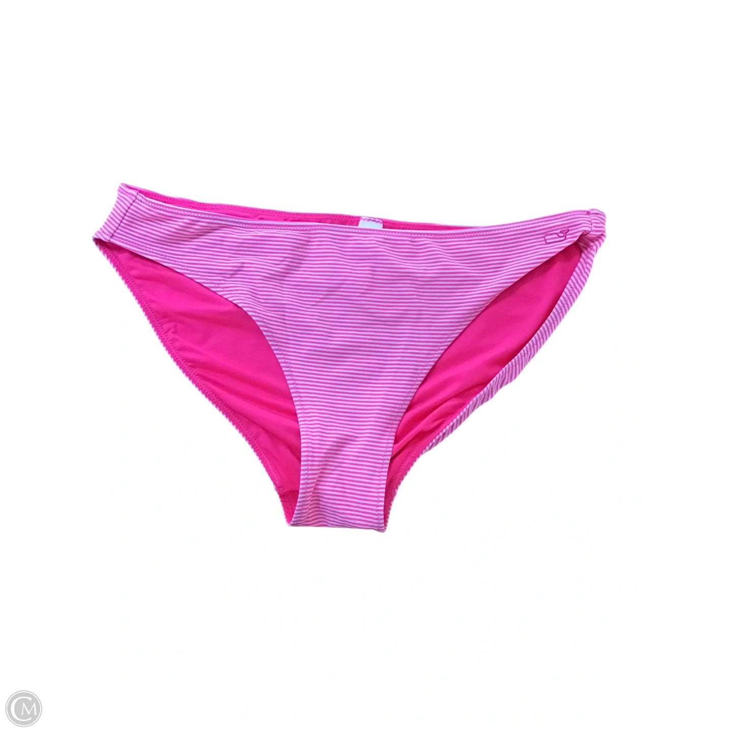 Swimsuit 2pc By Vineyard Vines In Pink & White, Size: M