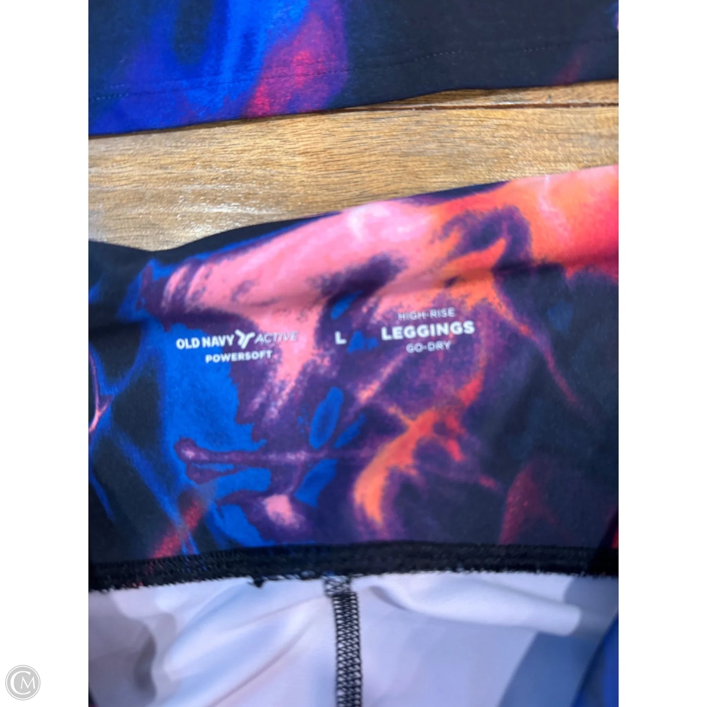 Athletic Pants 2pc By Old Navy In Black & Orange, Size: L