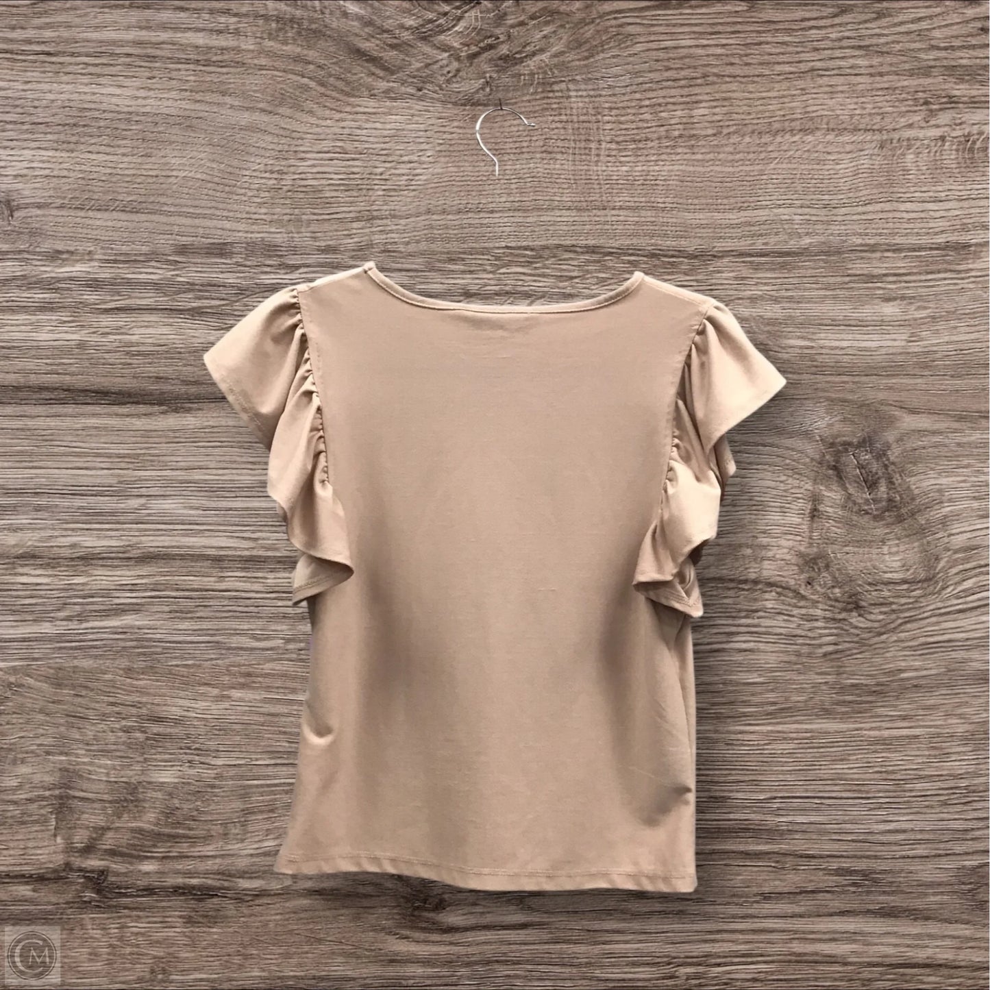 Top Short Sleeve By So In Tan, Size: Xs