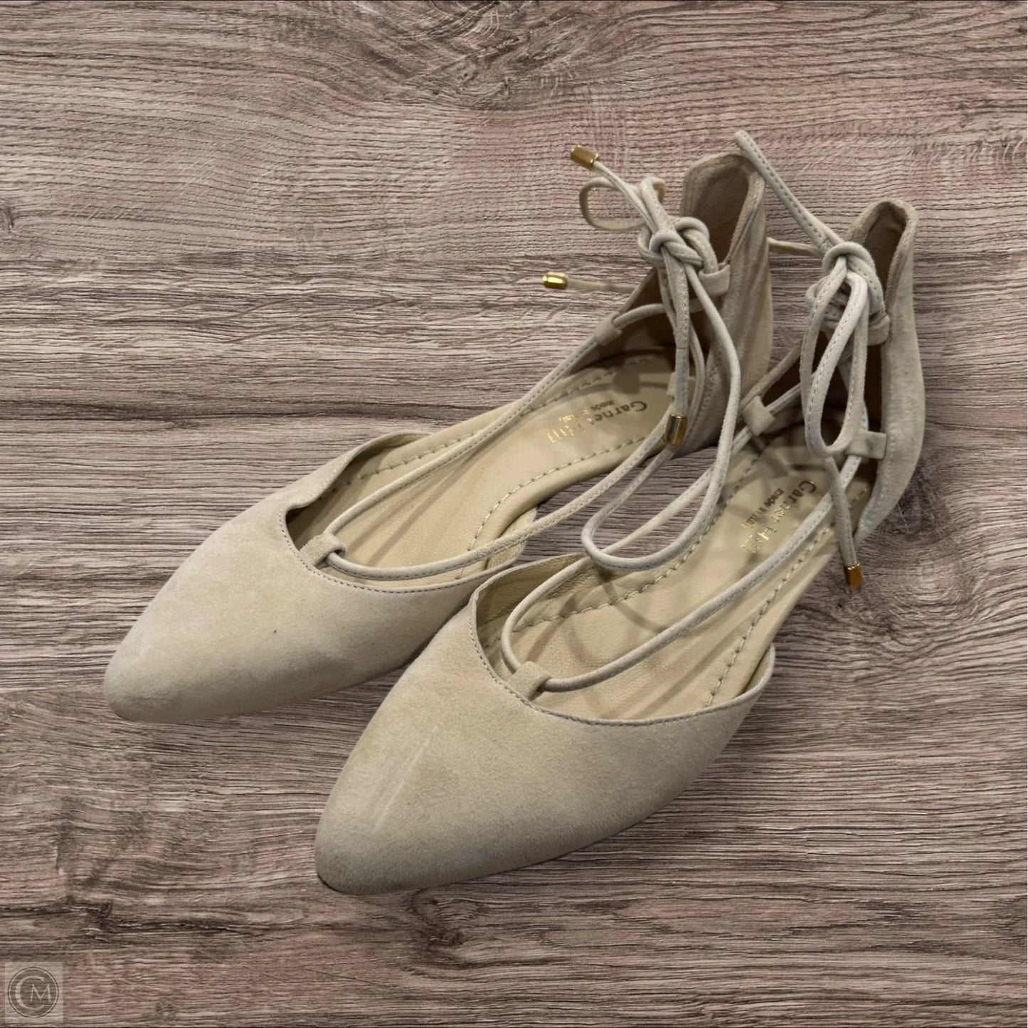 Shoes Flats By Garnet Hill In Cream, Size: 6