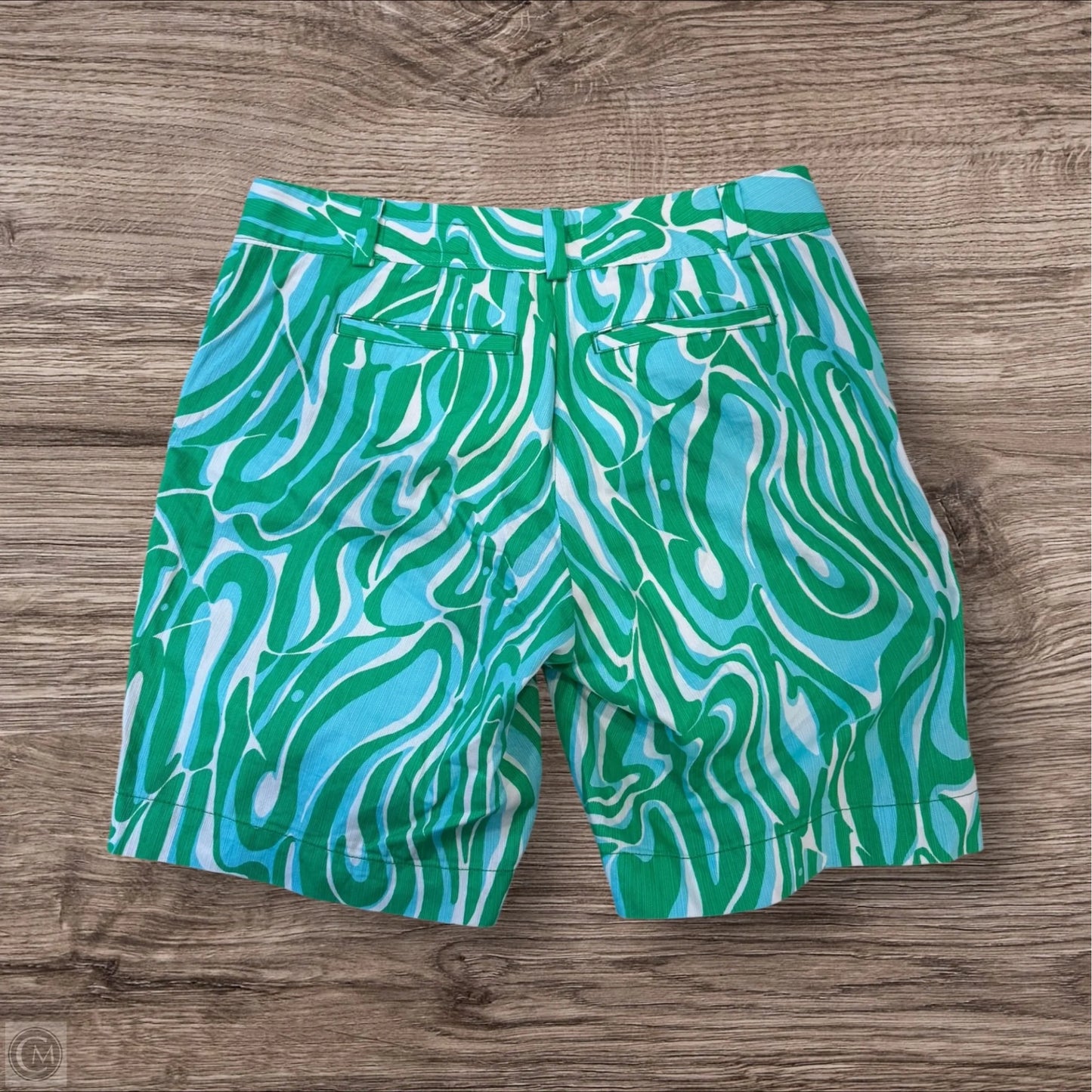 Shorts Designer By Lilly Pulitzer In Blue & Green, Size: 10