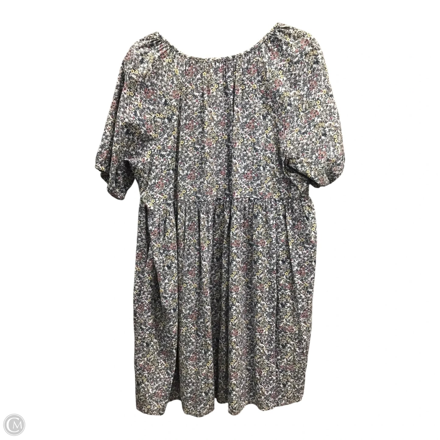 Dress Casual Short By Loft In Blue & Pink, Size: Xl