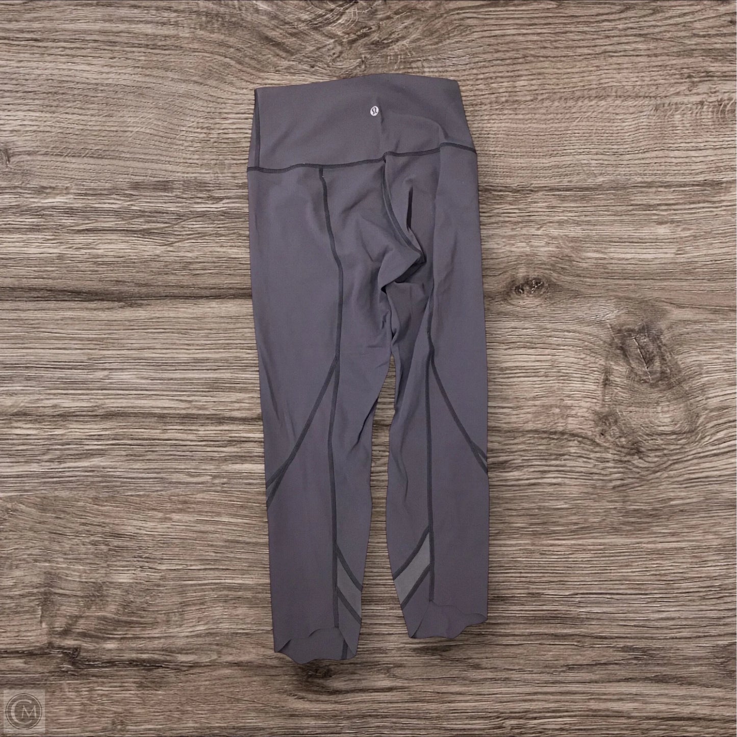 Athletic Leggings Capris By Lululemon In Grey, Size: 8