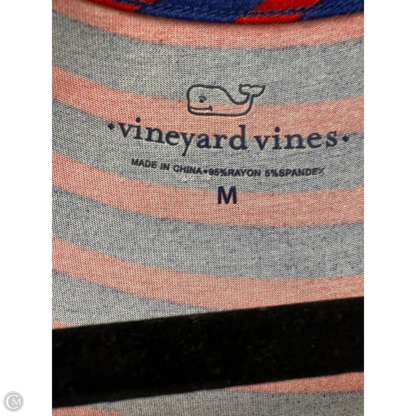 Dress Casual Maxi By Vineyard Vines In Blue & Red, Size: M