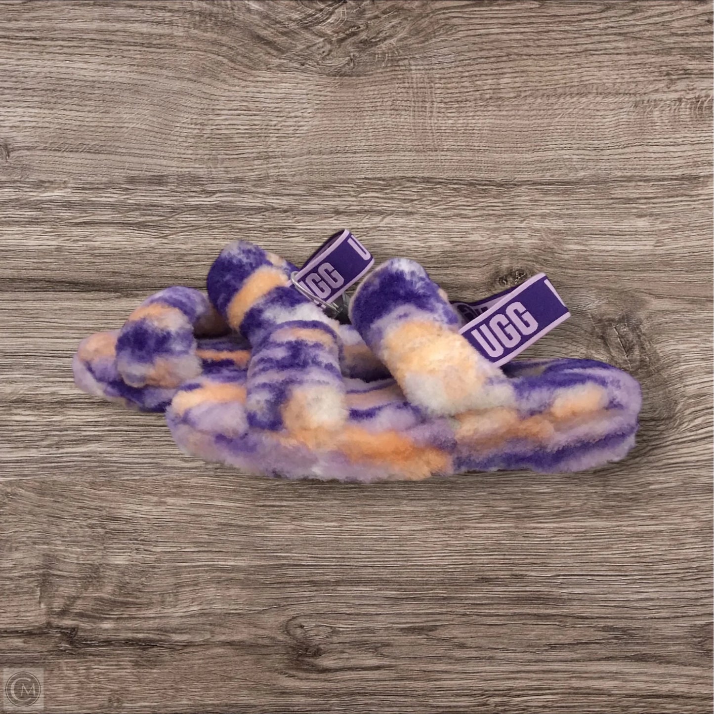 Sandals Designer By Ugg In Orange & Purple, Size: 7