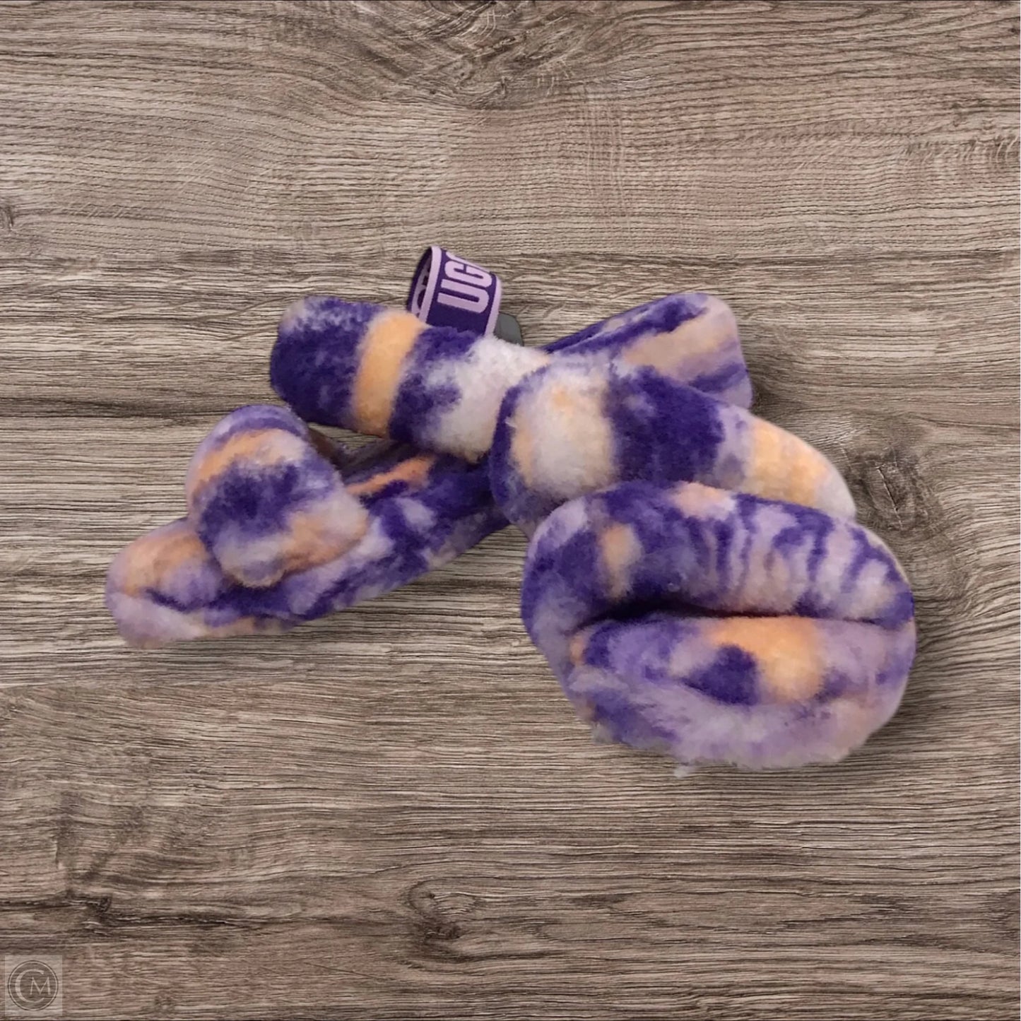 Sandals Designer By Ugg In Orange & Purple, Size: 7
