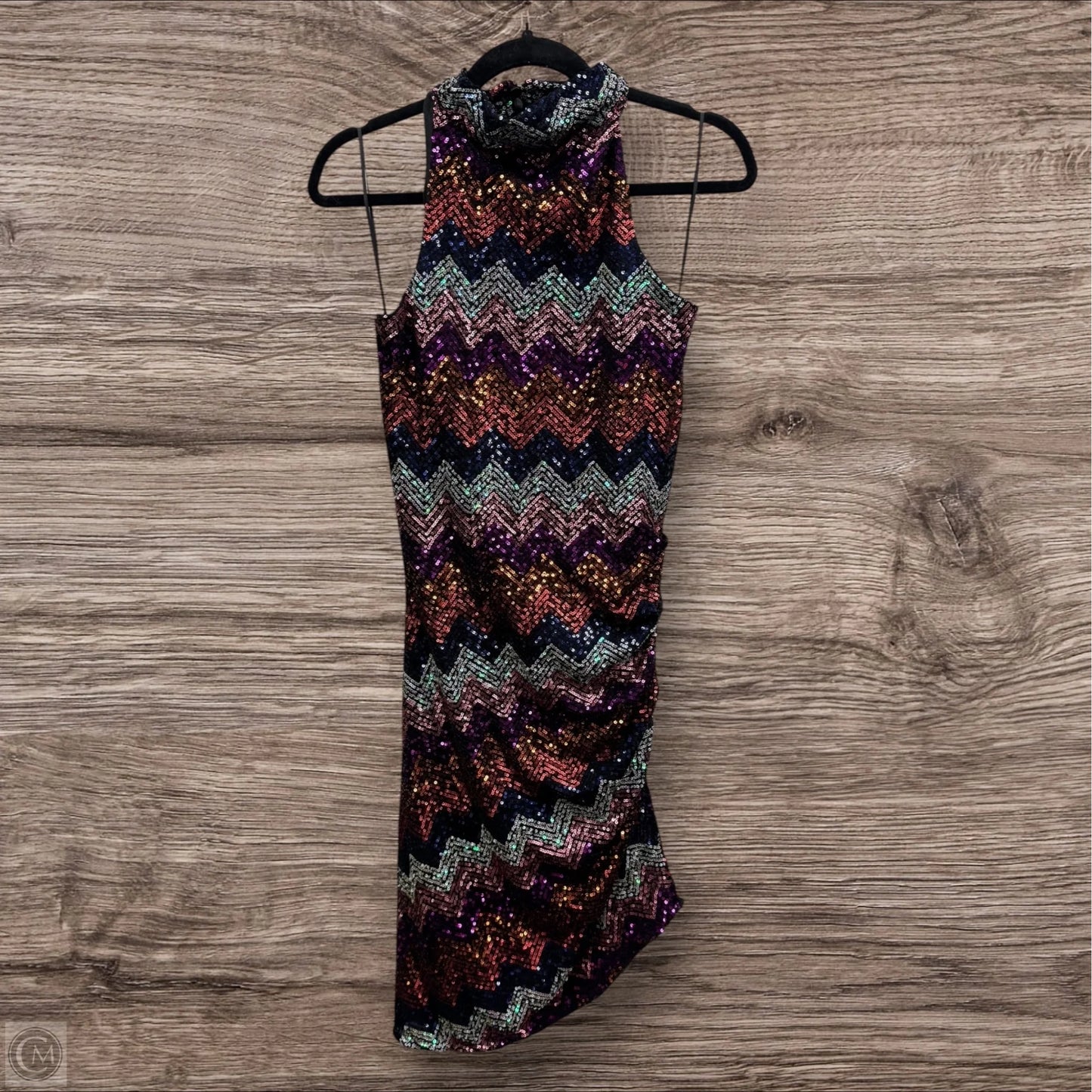 Dress Party Midi By Clothes Mentor In Multi-colored, Size: S