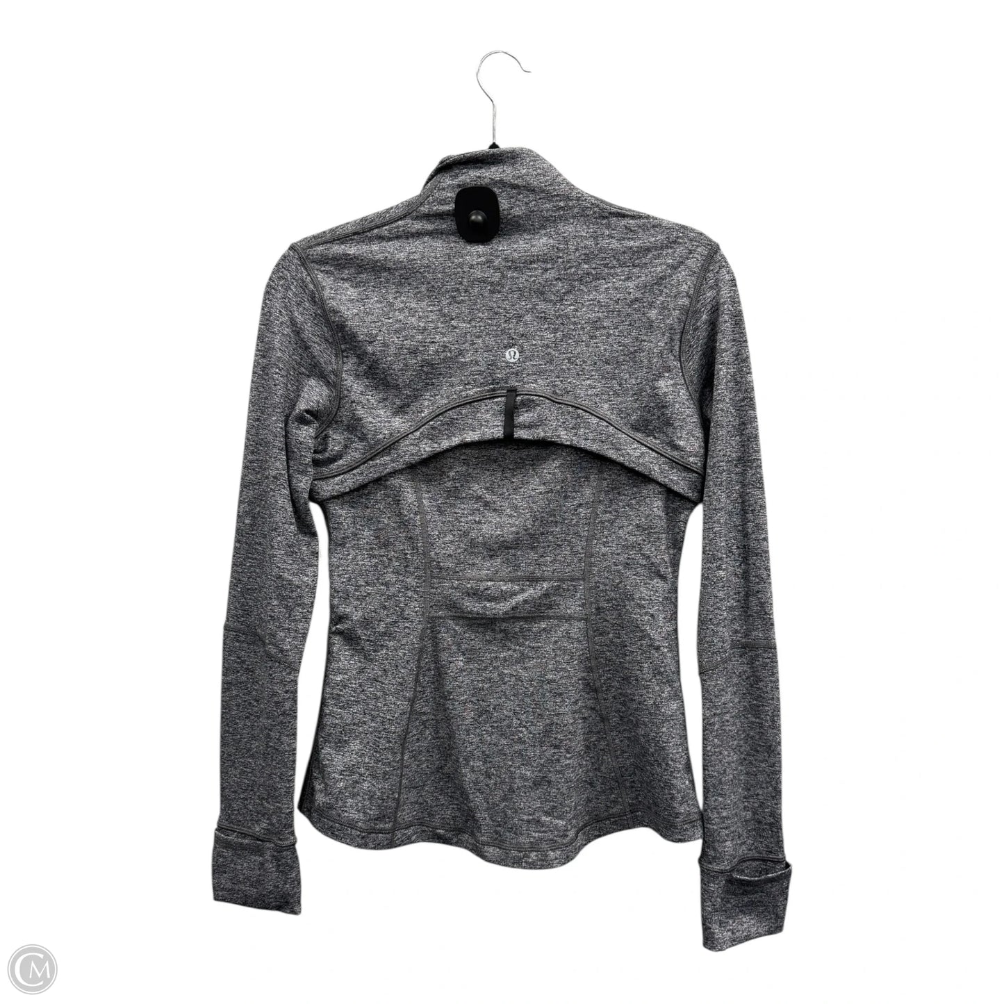 Athletic Jacket By Lululemon In Grey, Size: 8