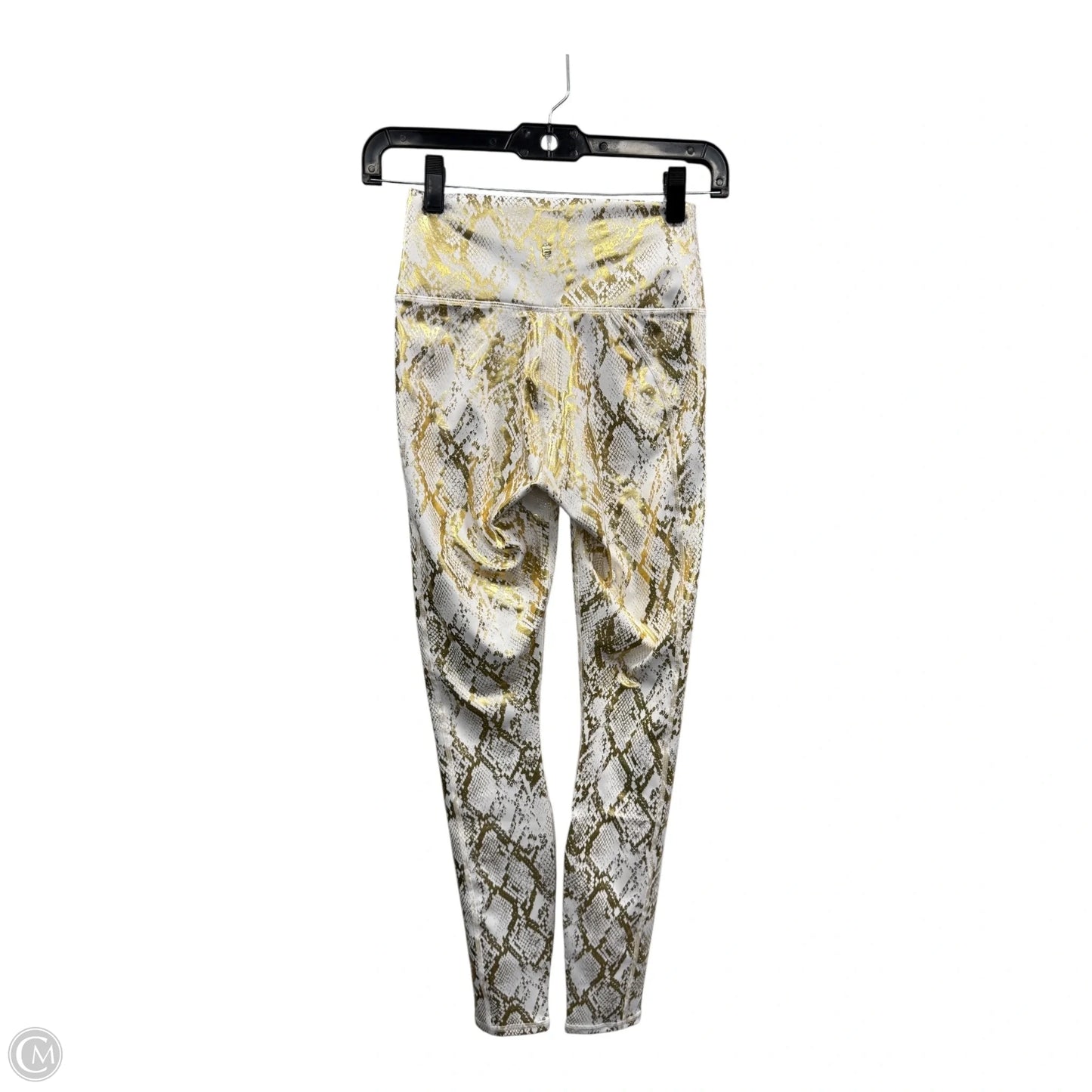 Athletic Leggings By Fabletics In Snakeskin Print, Size: Xs