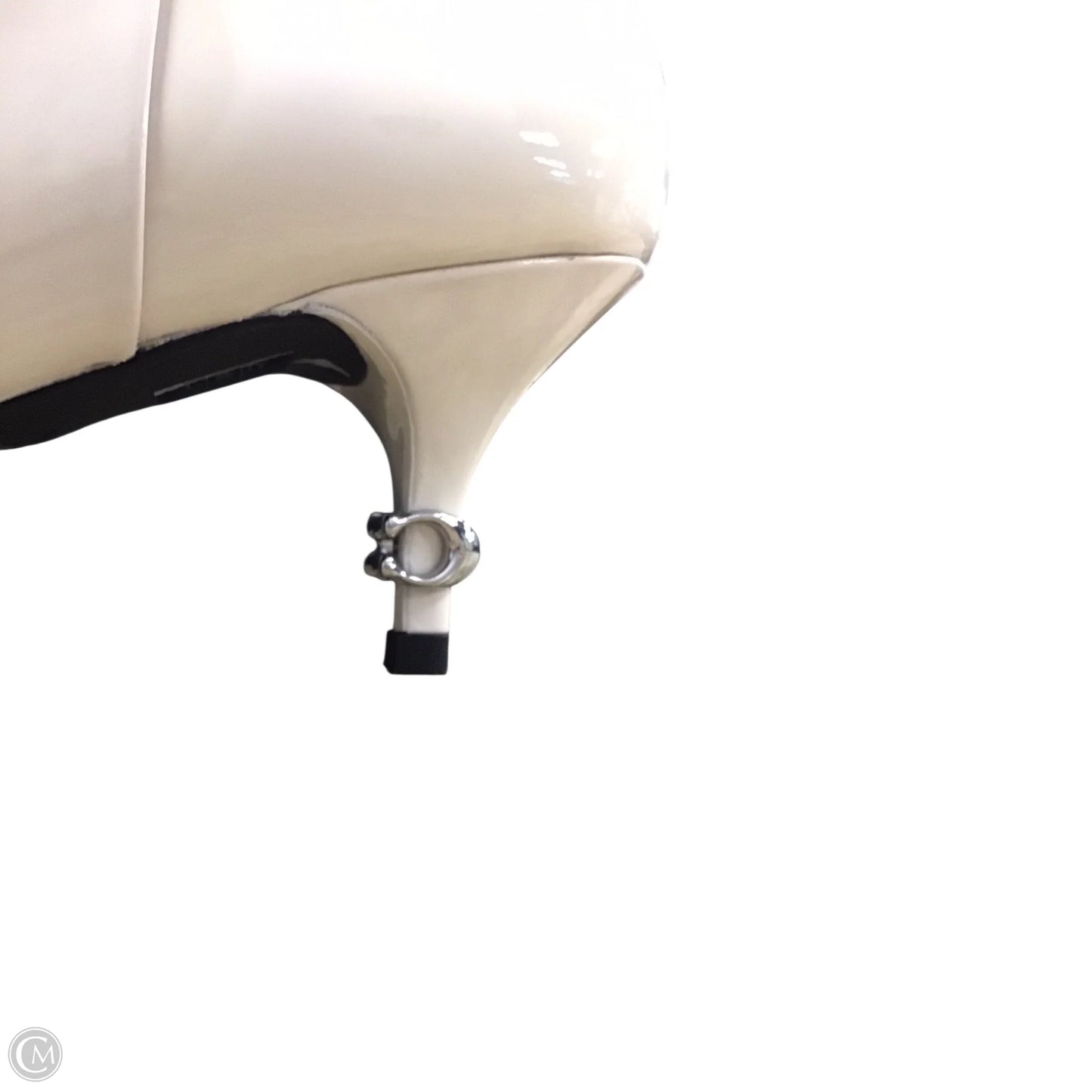 Boots Designer By Coach In Cream, Size: 9.5