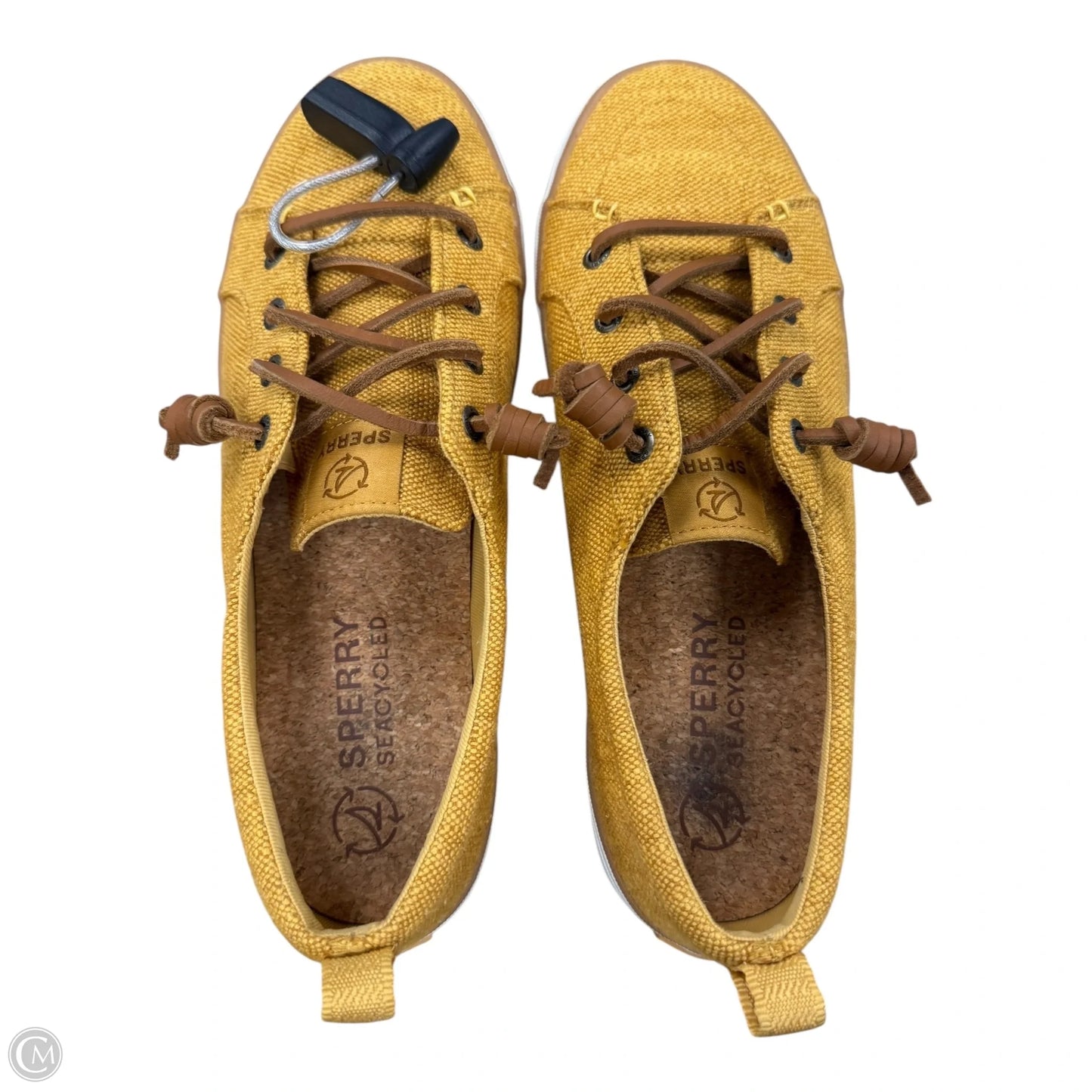 Shoes Sneakers By Sperry In Gold, Size: 8