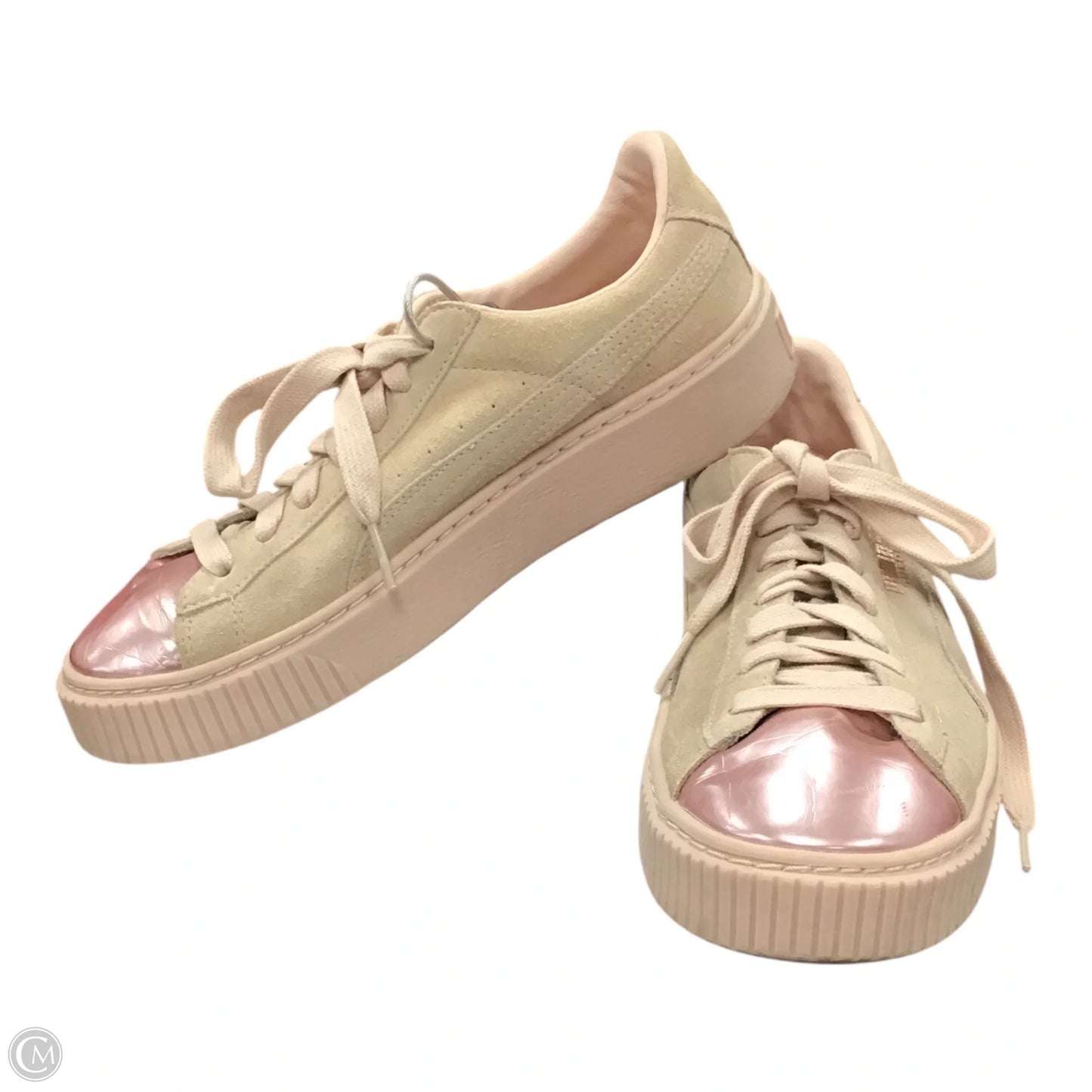 Shoes Sneakers By Puma In Pink, Size: 8