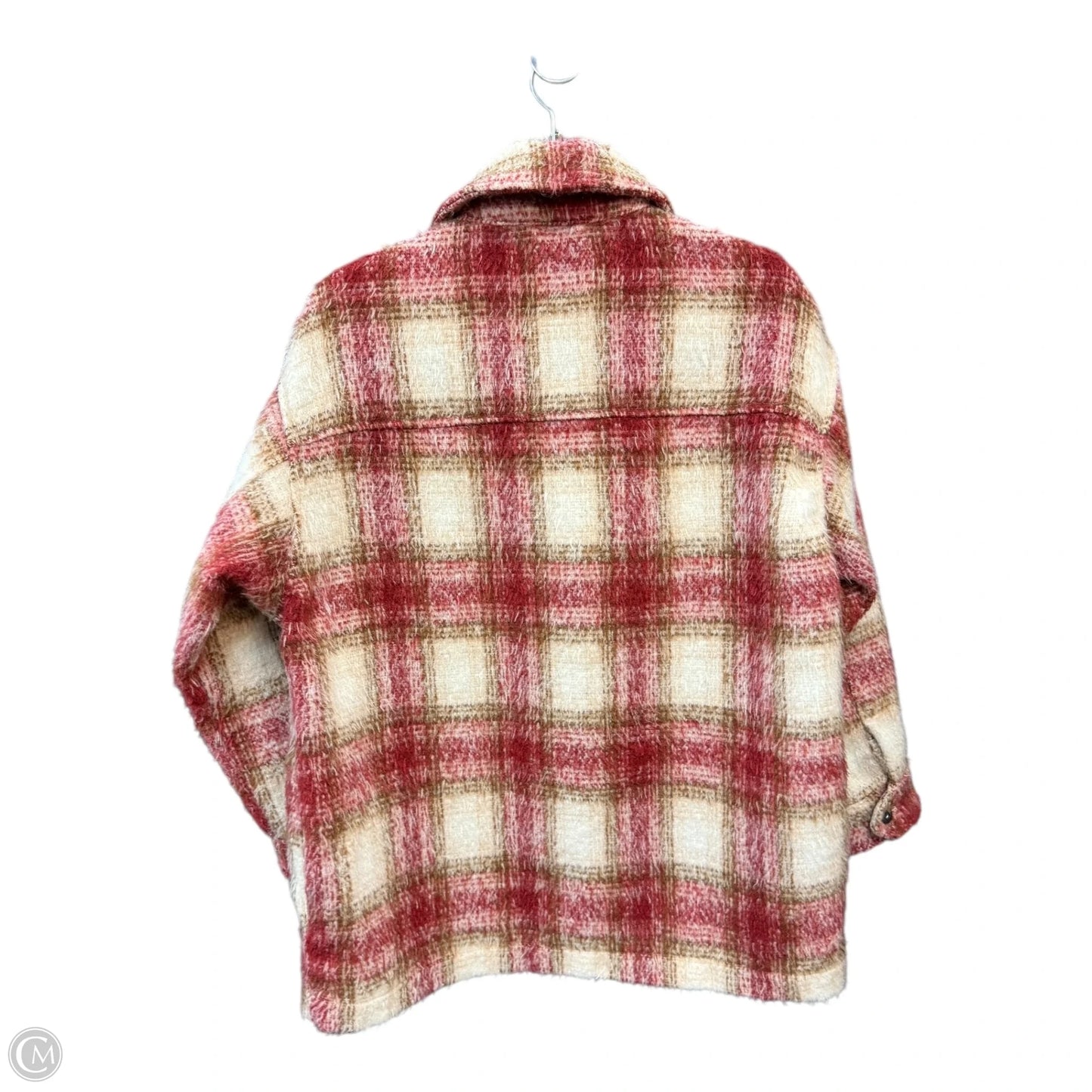 Jacket Shirt By Zara In Plaid Pattern, Size: Xs