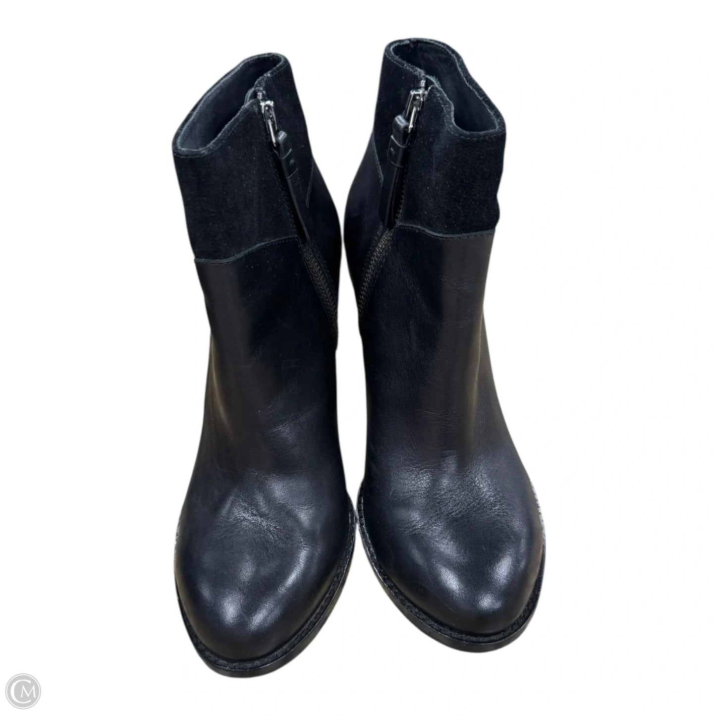 Boots Ankle Heels By Cmb In Black, Size: 9.5