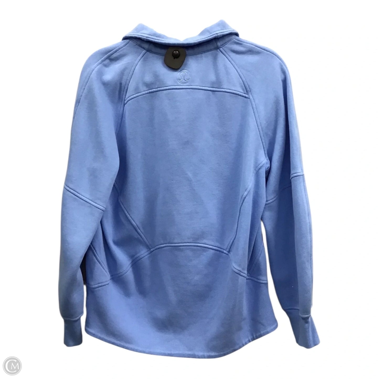 Athletic Sweatshirt Collar By Lululemon In Blue, Size: S