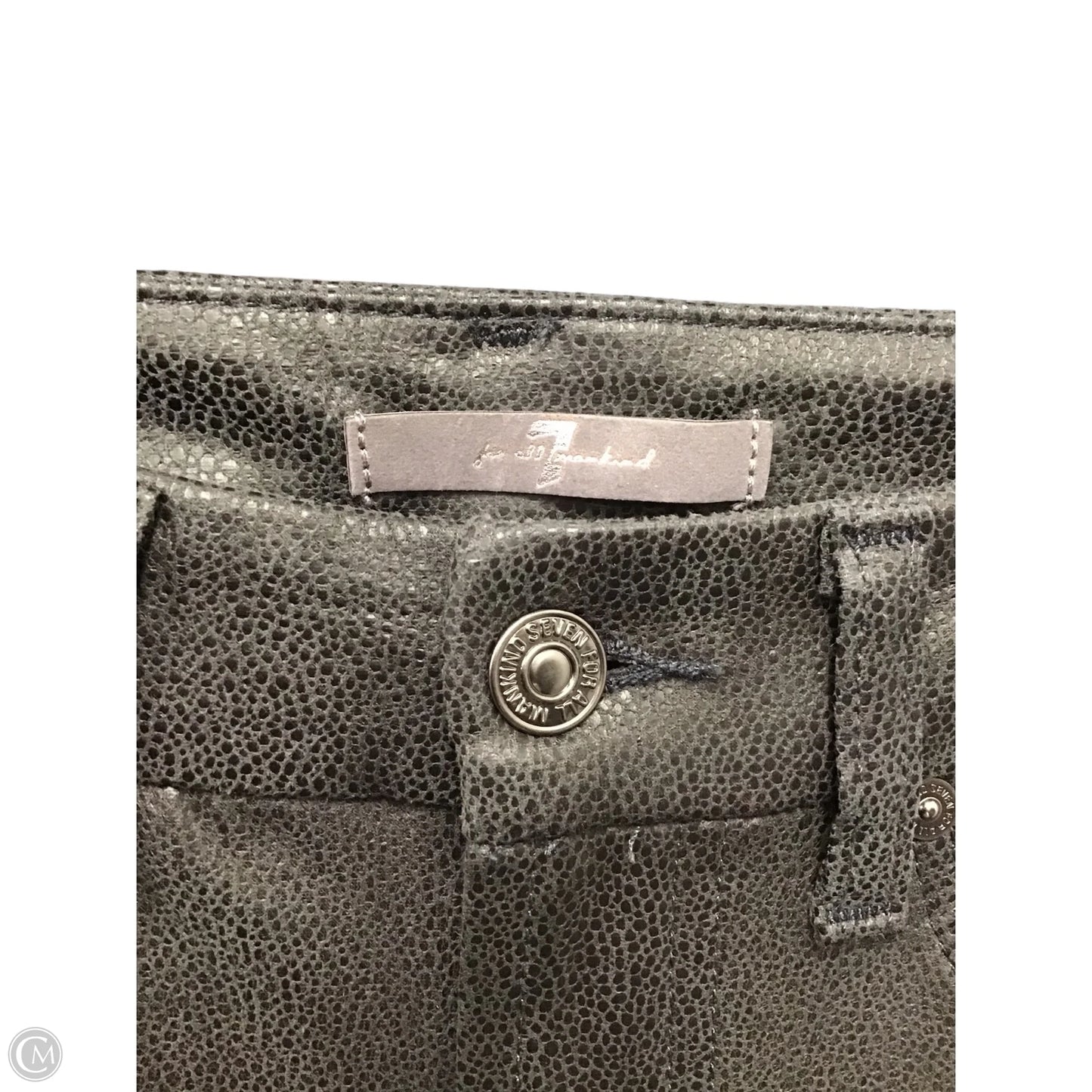 Jeans Skinny By 7 For All Mankind In Grey, Size: 2