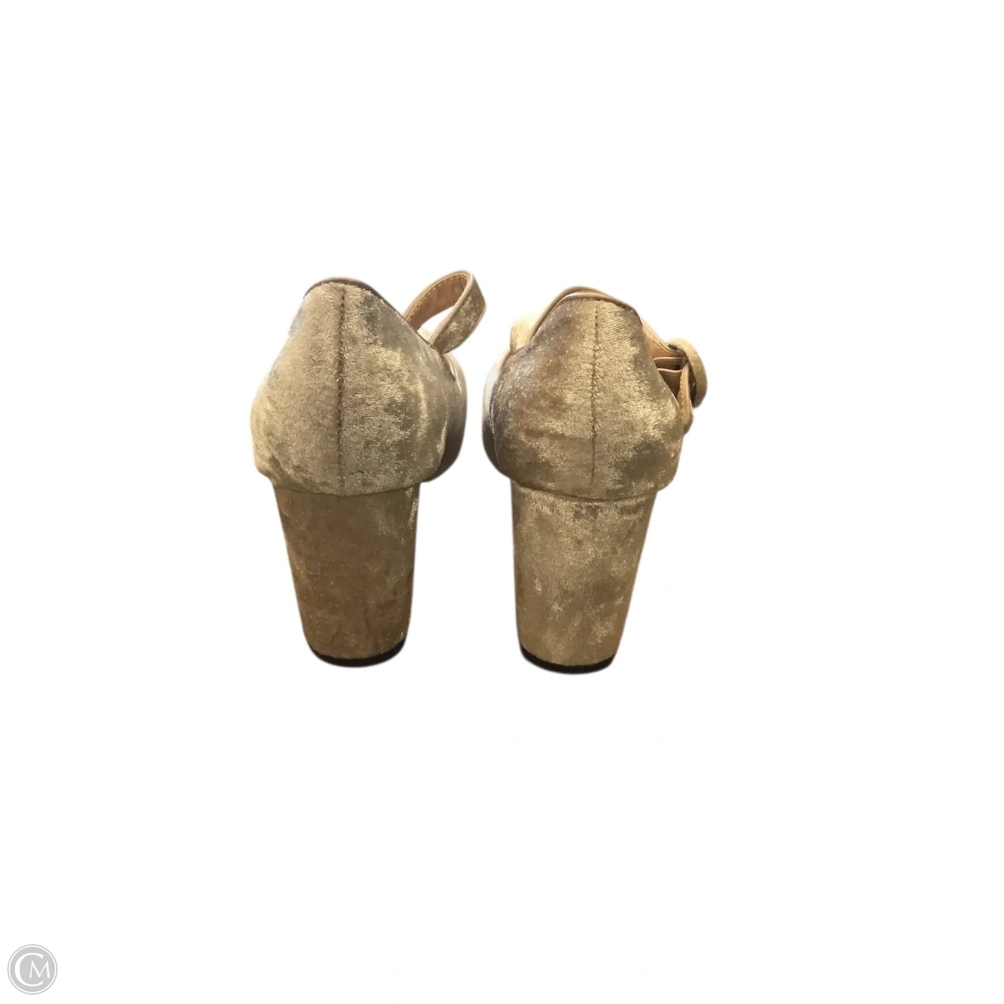 Shoes Heels Block By Clothes Mentor In Cream, Size: 9