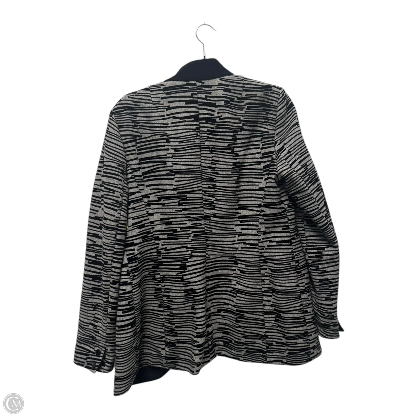 Jacket Other By Per Se In Black & Grey, Size: 12