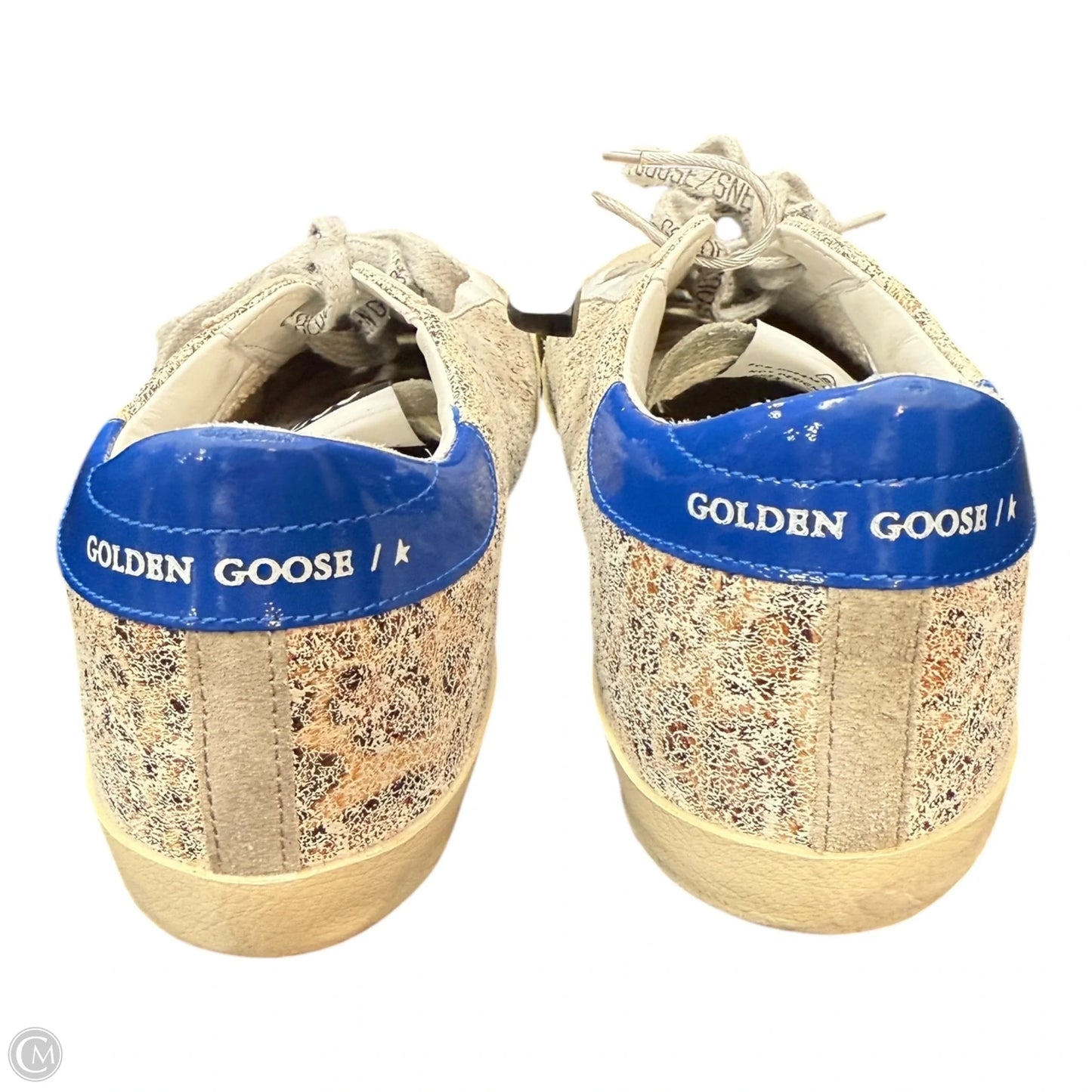 Shoes Luxury Designer By Golden Goose In Blue & Pink, Size: 6.5