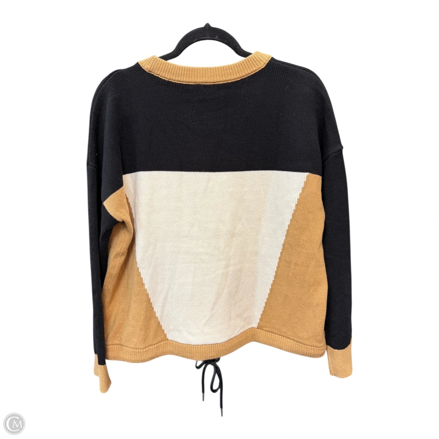 Sweater By Lou And Grey In Black & Tan, Size: M
