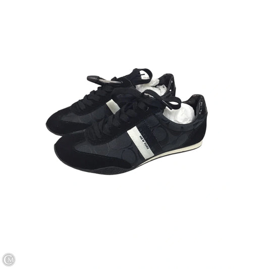 Shoes Designer By Coach In Black & White, Size: 6