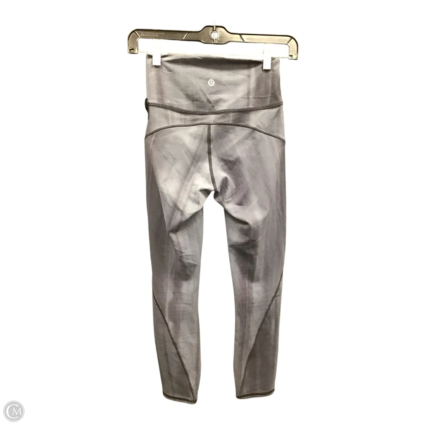 Athletic Leggings Capris By Lululemon In Grey, Size: 4