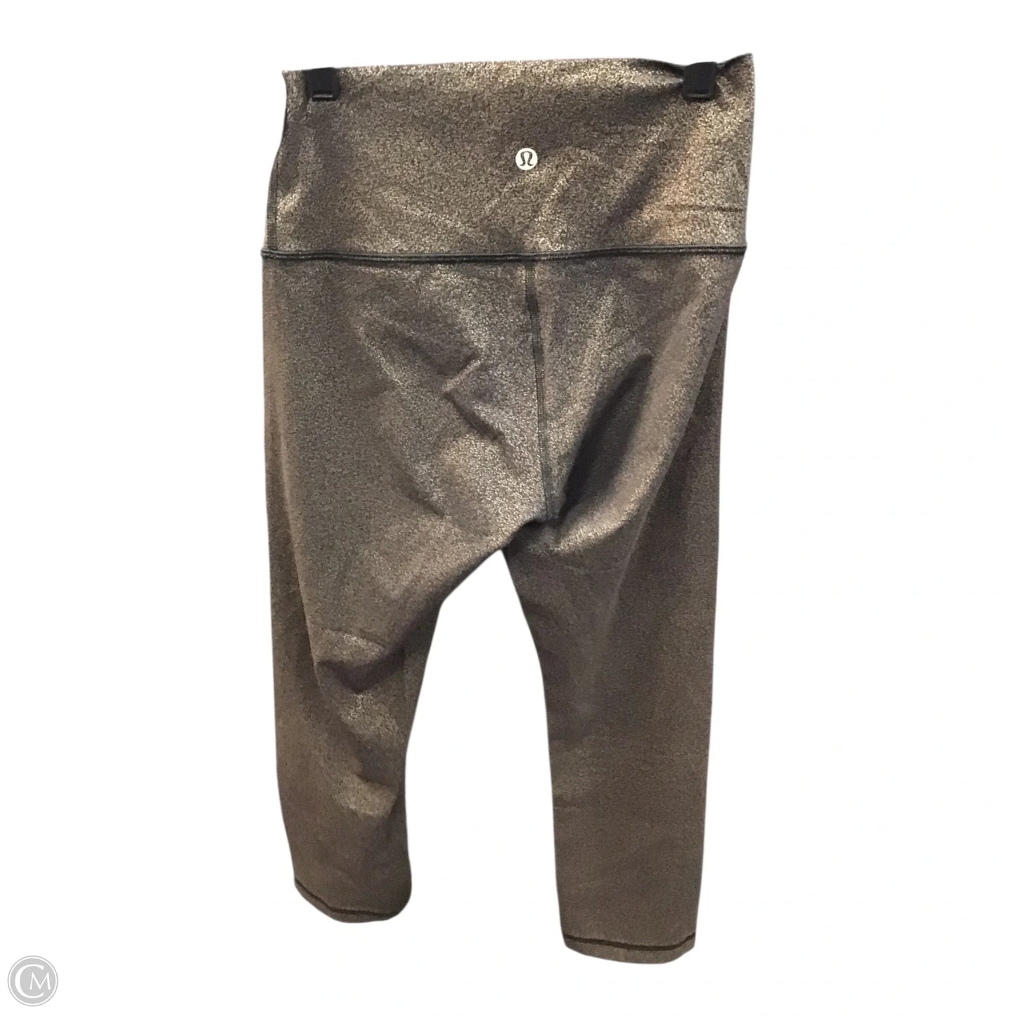 Athletic Leggings Capris By Lululemon In Black & Brown, Size: 4