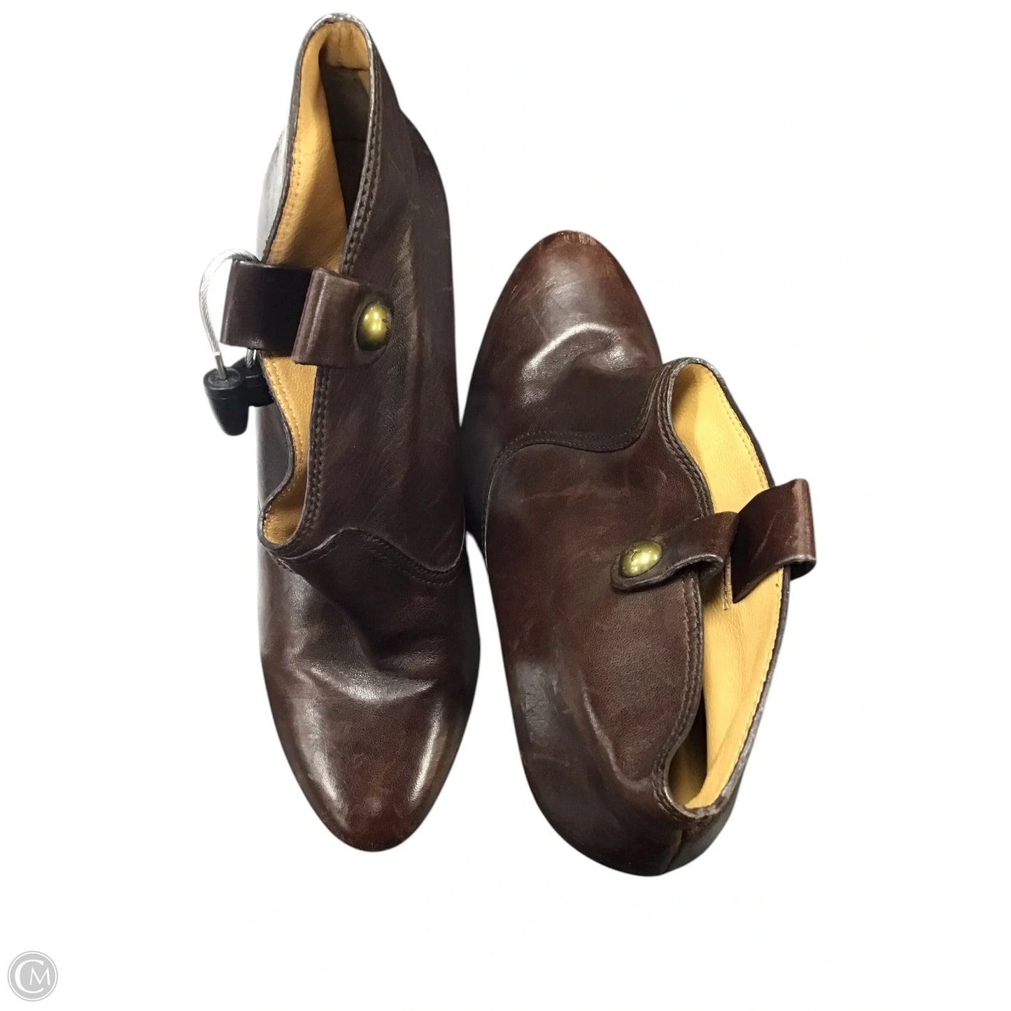 Boots Designer By Coach In Brown, Size: 10