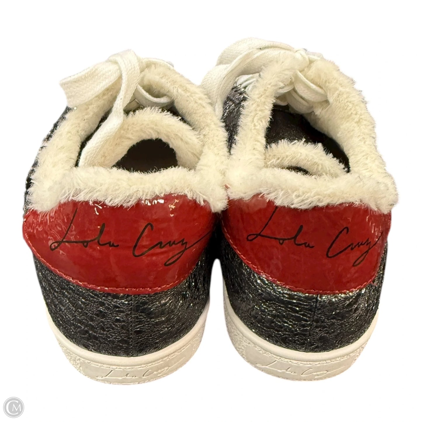 Shoes Sneakers By Cma In Grey & Red, Size: 6.5