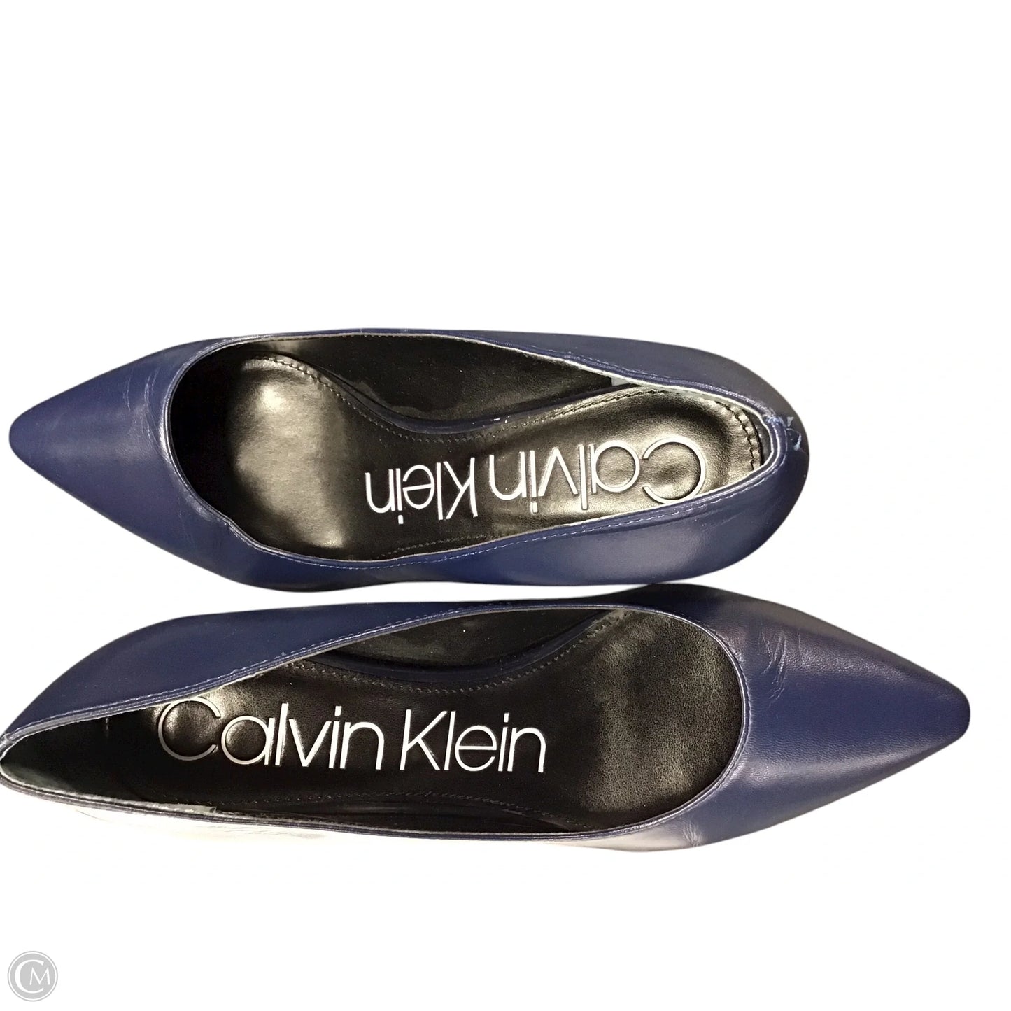 Shoes Heels Block By Calvin Klein In Blue, Size: 8
