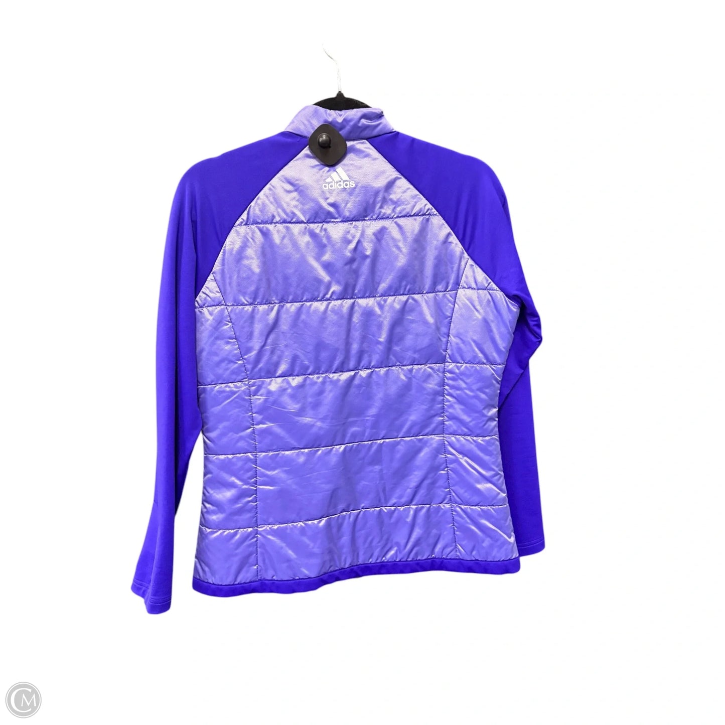 Jacket Puffer & Quilted By Adidas In Purple, Size: S