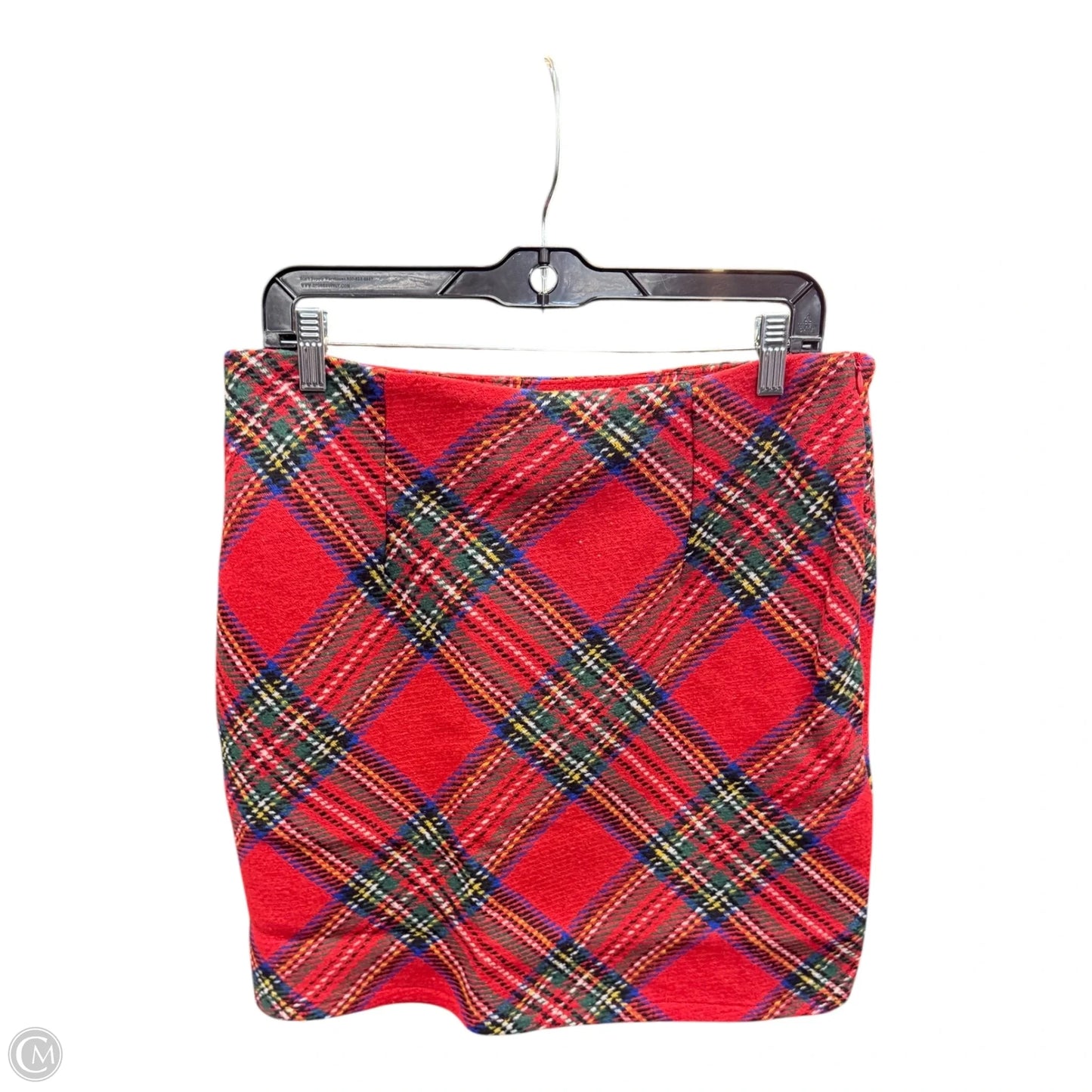 Skirt Mini & Short By Chicwish In Plaid Pattern, Size: L