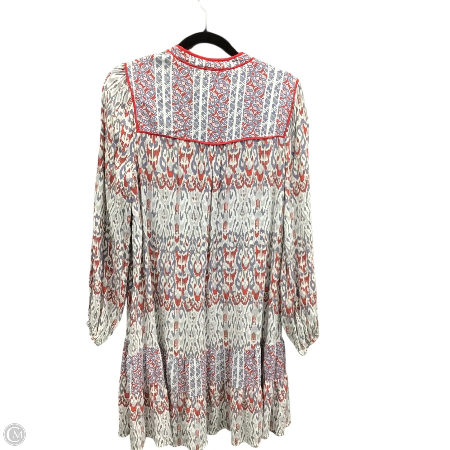 Dress Casual Short By Anthropologie In Blue & Red, Size: L