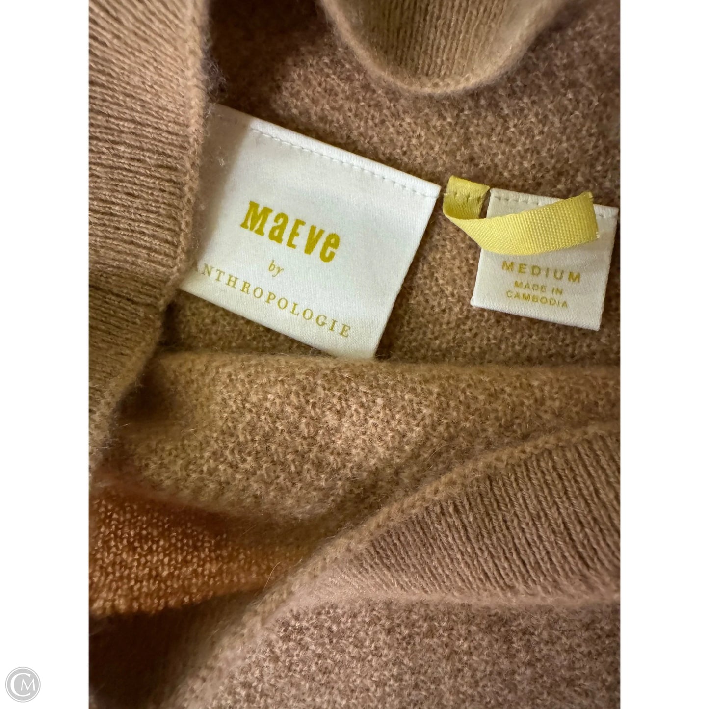 Sweater Cashmere By Maeve In Tan, Size: M