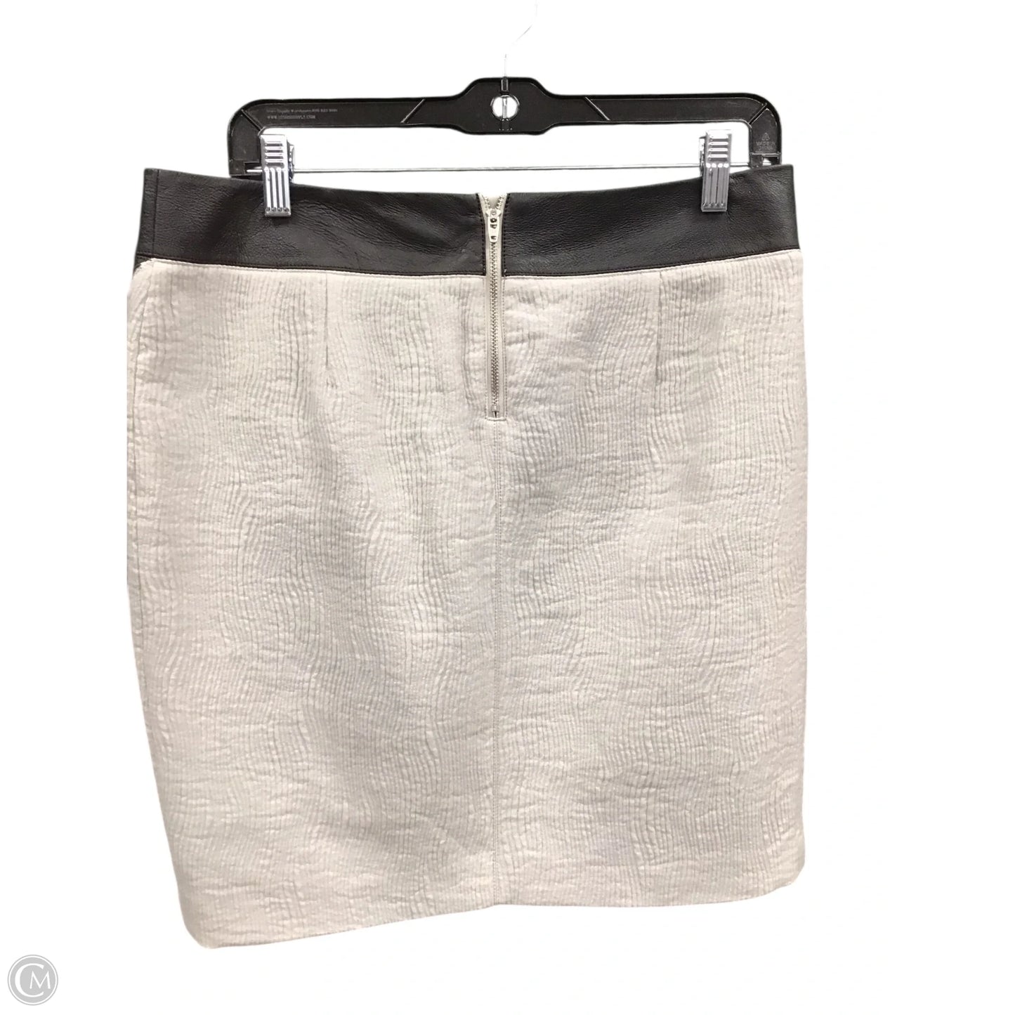 Skirt Mini & Short By Helmut Lang In Black & Grey, Size: 8