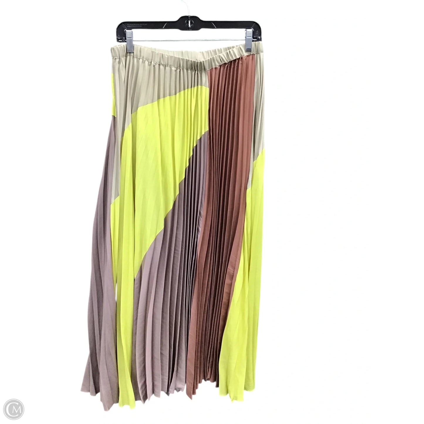 Skirt Maxi By Dolan Left Coast In Tan & Yellow, Size: L