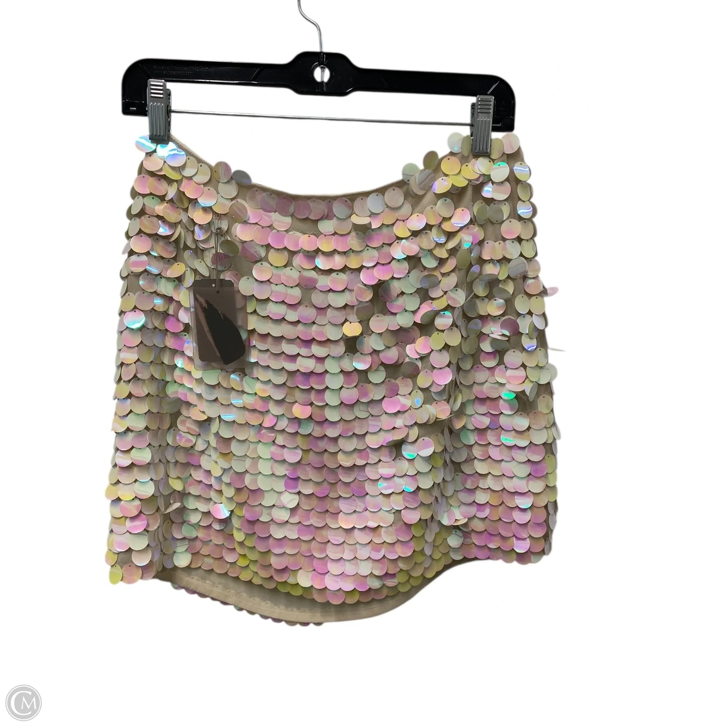 Skirt Mini & Short By Forever 21 In Cream, Size: M