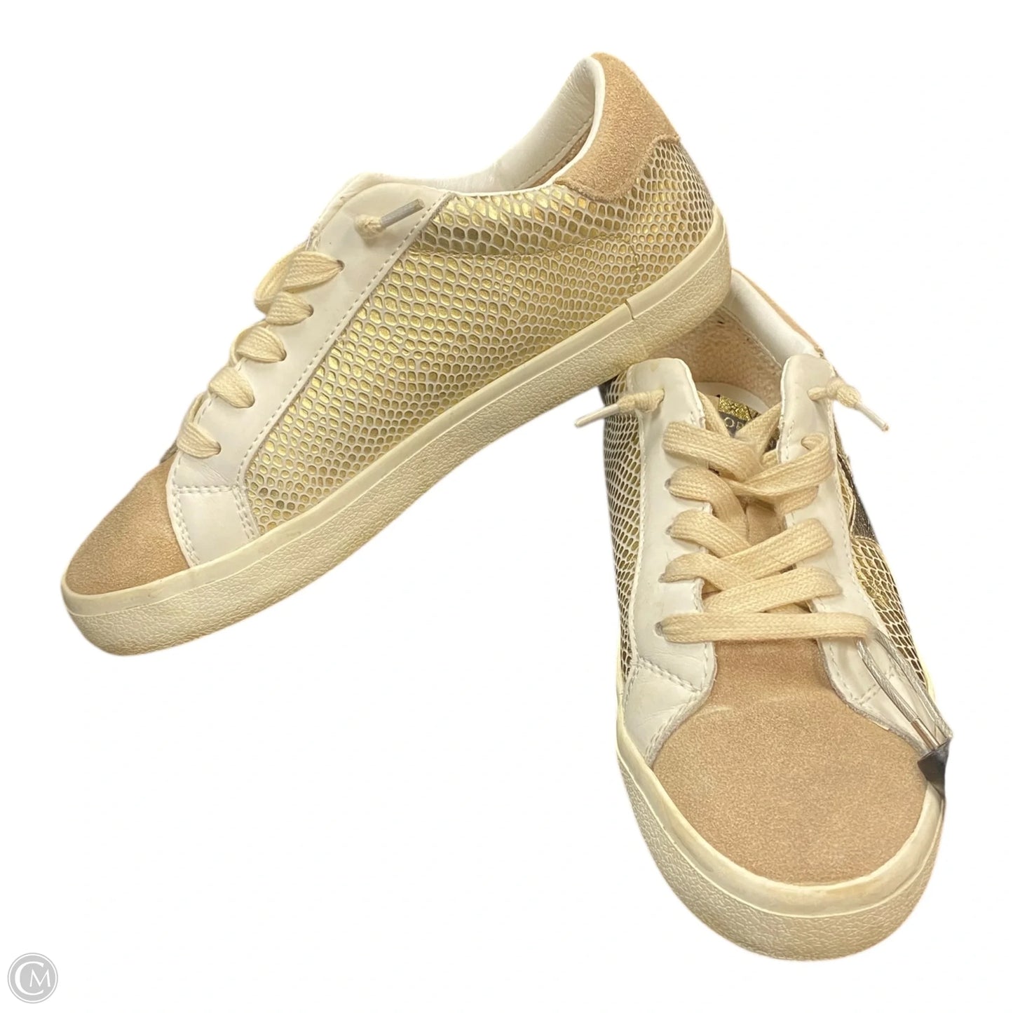 Shoes Sneakers By Vintage Havana In Tan & White, Size: 8