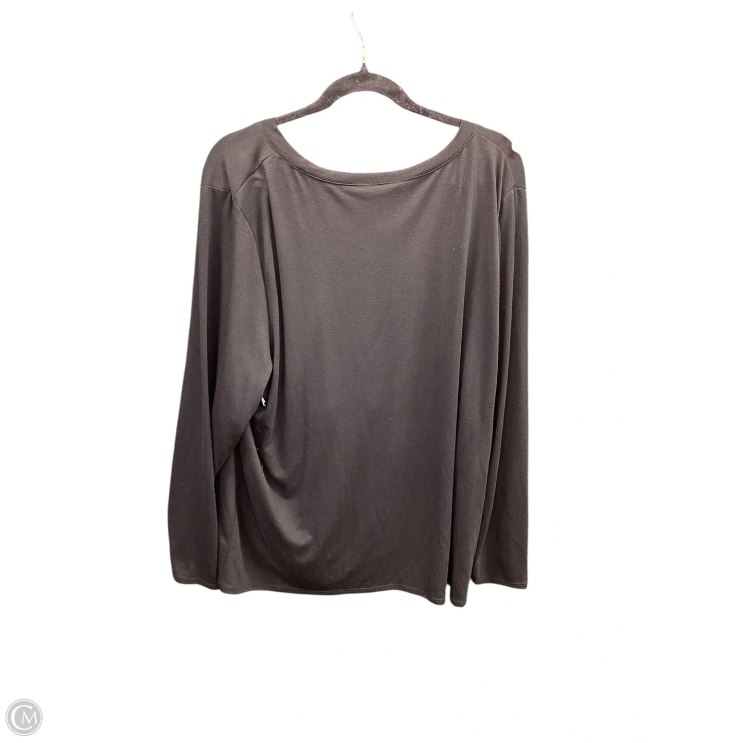 Top Long Sleeve By Clothes Mentor In Black & Red, Size: 2x