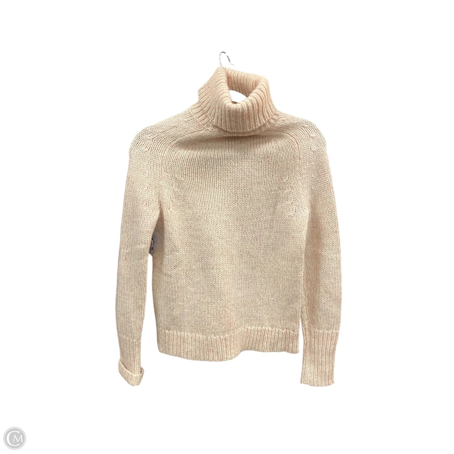 Sweater By J. Crew In Cream & Pink, Size: Xs