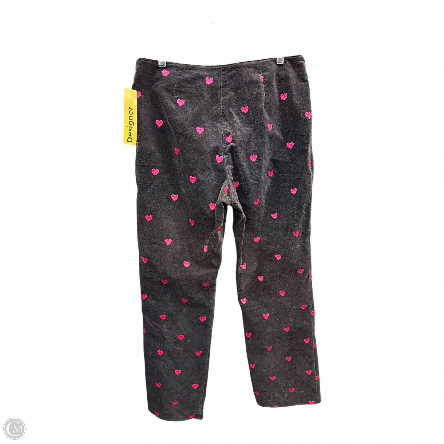 Pants Designer By Lilly Pulitzer In Black & Pink, Size: 10