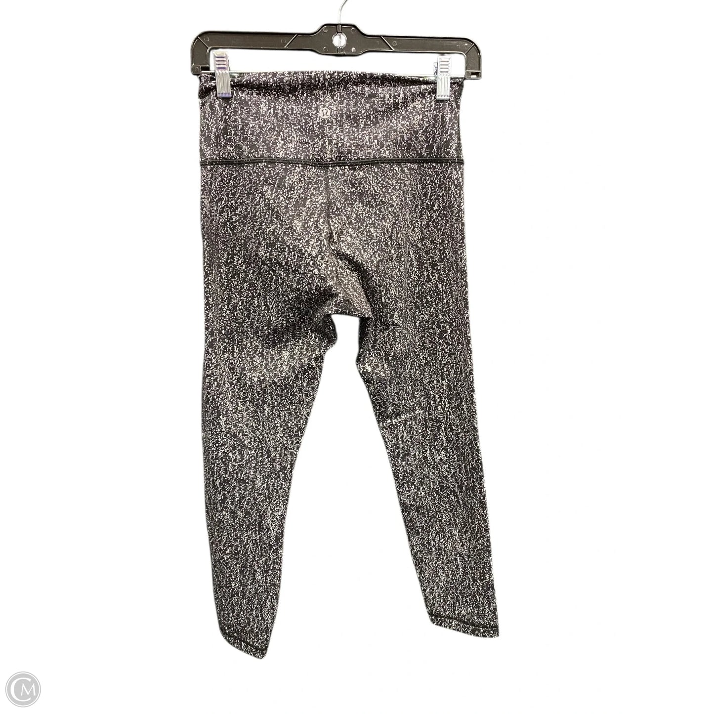 Athletic Leggings By Lululemon In Black & White, Size: 6