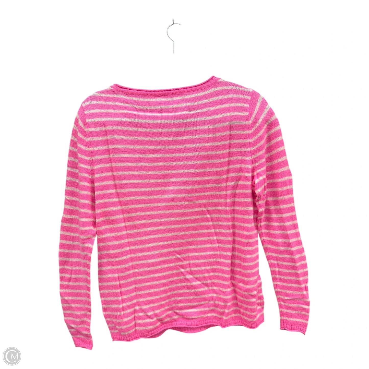 Sweater By Vineyard Vines In Pink & White, Size: S