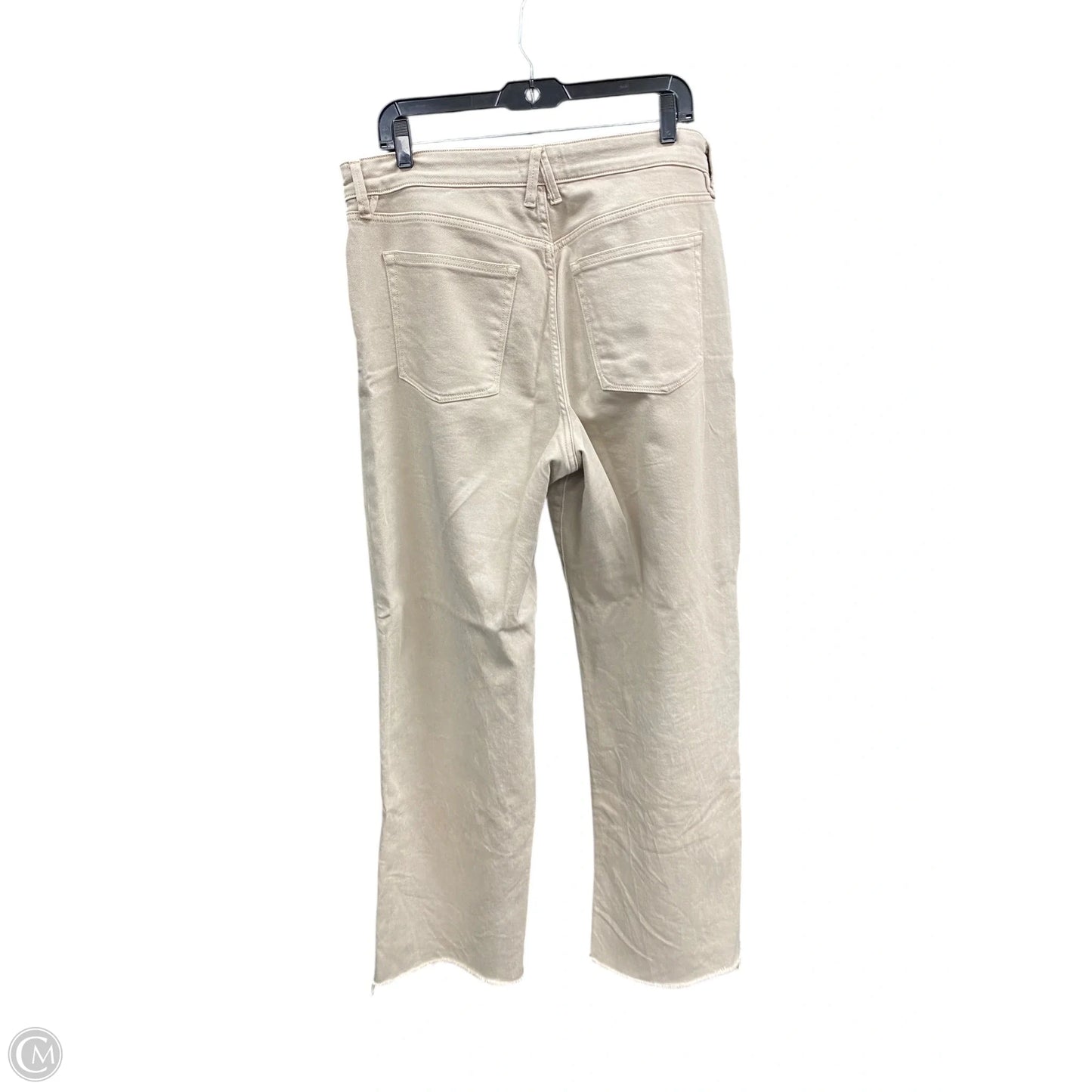 Jeans Wide Leg By Good American In Tan, Size: 10