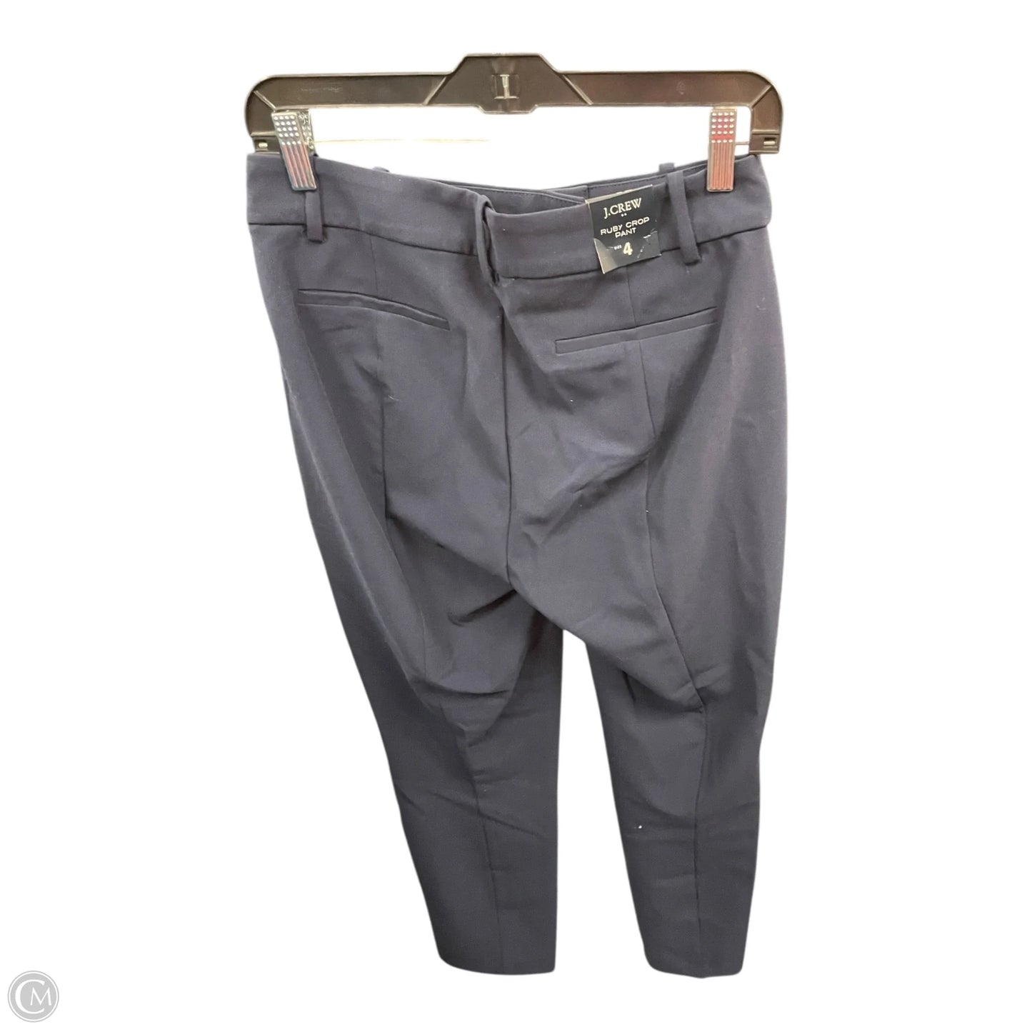 Pants Cropped By J. Crew In Navy, Size: 4