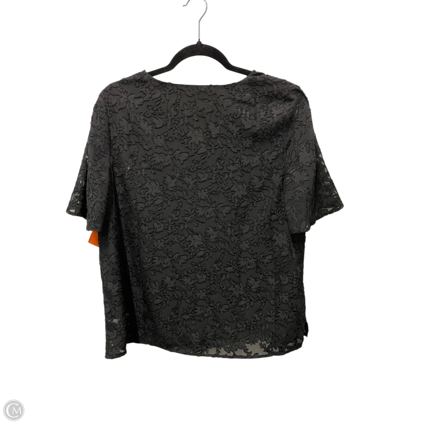 Blouse Short Sleeve By Wishlist In Black, Size: M