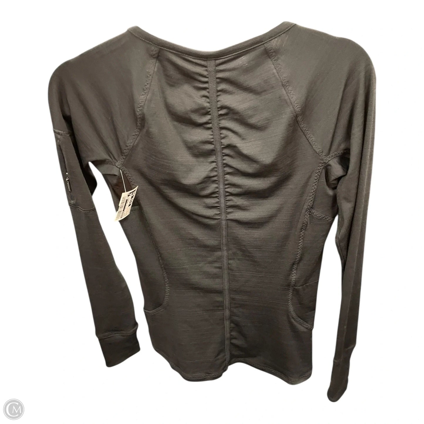 Athletic Top Long Sleeve Crewneck By Athleta In Black, Size: S