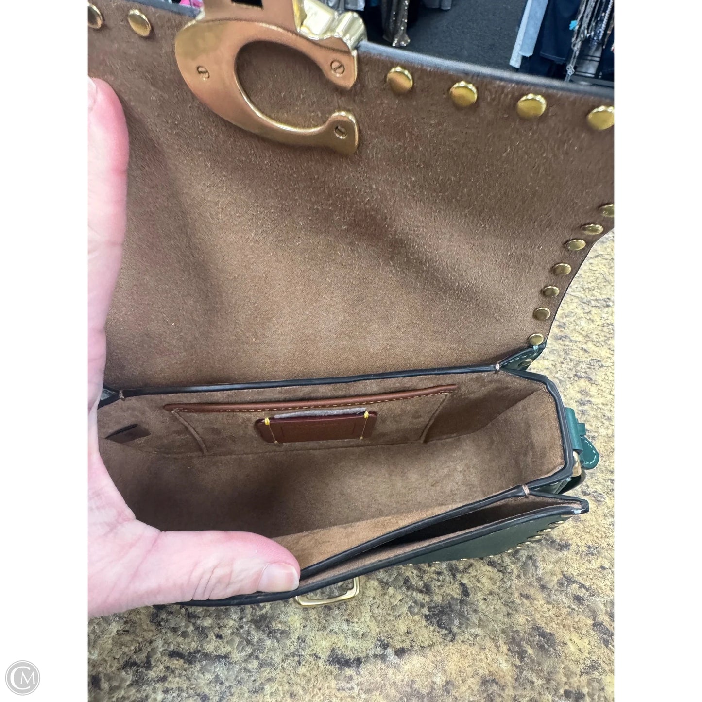 Crossbody Designer By Coach, Size: Small